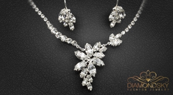 Komplekts "Stīga" ar Swarovski™ kristāliem