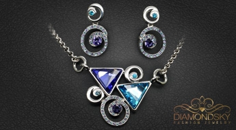 Komplekts "Likteņa Deja II" ar Swarovski™ kristāliem