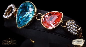 Aproce "Medus Asaras II" ar Swarovski™ kristāliem