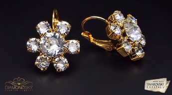 Auskari "Mistiskais Kristāls" ar Swarovski™ kristāliem