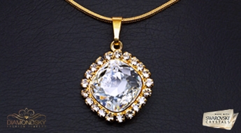 Kulons "Apžilbinošs Spīdums III" ar Swarovski™ kristāliem