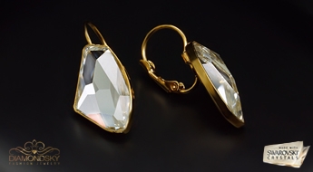Auskari "Hiporboreja" ar Swarovski™ kristāliem