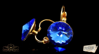Auskari "Klaris II" ar Swarovski™ kristāliem