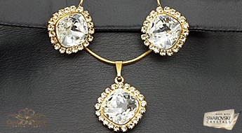 Komplekts "Apžilbinošs Spīdums III" ar Swarovski™ kristāliem