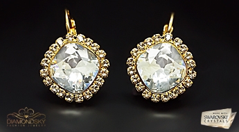 Auskari "Apžilbinošs Mirdzums III" ar Swarovski™ kristāliem