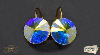 Auskari "Klaris II (Crystal AB)" ar Swarovski™ kristāliem