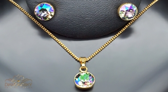 Komplekts "Klasika (Paradise Shine)" ar Swarovski™ kristāliem
