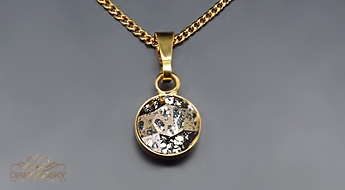 Kulons "Klasika (Rose Patina)" ar Swarovski™ kristāliem