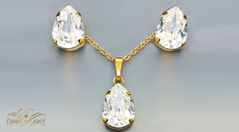Komplekts "Venēra II" ar Swarovski™ kristāliem