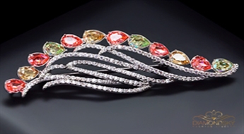 Broša "Burvīgā Izcilība" ar Swarovski™ kristāliem