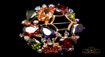 Broša "Fillori Burvība" ar Swarovski™ kristāliem