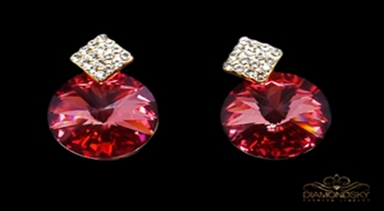 Auskari "Gabriella" ar Swarovski™ kristāliem