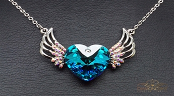 Kulons "Eņģeļa Spārni" ar Swarovski™ kristāliem