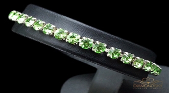 Aproce "Arabika III (Peridot)" ar Swarovski™ kristāliem