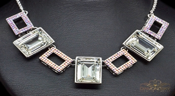 Kaklarota "Modern" ar Swarovski™ kristāliem