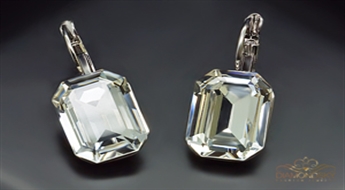 Auskari "Lurdes" ar Swarovski™ kristāliem