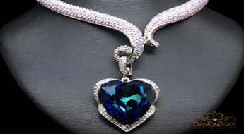 Kaklarota "Svētais Valentīns" ar Swarovski™ kristāliem