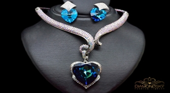 Komplekts "Svētais Valentīns" ar Swarovski™ kristāliem