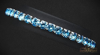 Aproce "Arabika III (Aquamarine)" ar Swarovski™ kristāliem