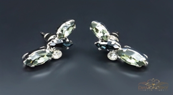 Auskari "Karmena" ar Swarovski™ kristāliem