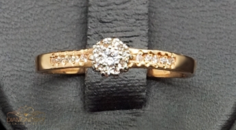 Zelta gredzens "Klasika Gold V" no 585 proves sarkanā zelta
