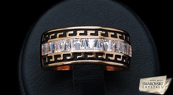 Gredzens "Artemīda" ar Swarovski™ kristāliem