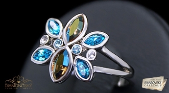 Gredzens "Selēna" ar Swarovski™ kristāliem