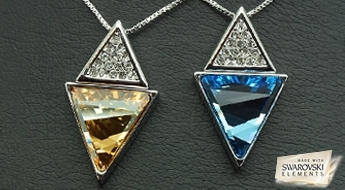 Kulons "Osiris III (Golden Shadow)" ar Swarovski™ kristāliem