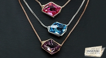 Kulons "Mirdzošais Maigums (Rose)" ar Swarovski™ kristāliem