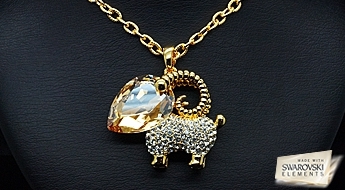 Kulons "Mazais Auns II" ar Swarovski™ kristāliem