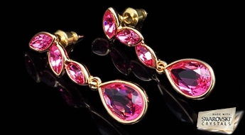 Auskari "Marianna" ar Swarovski™ kristāliem