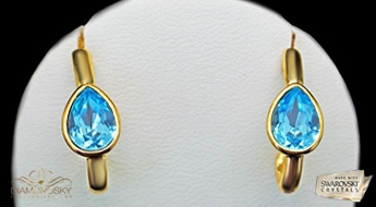 Auskari "Venēra IV" ar Swarovski™ kristāliem