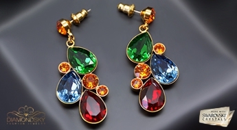 Auskari "Fillori Burvība" ar Swarovski™ kristāliem