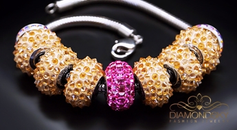 Aproce "BeCharmed Pavé IV" ar Swarovski™ pērllītēm