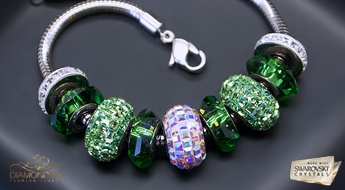 Aproce "BeCharmed Pavé" ar Swarovski™ pērllītēm