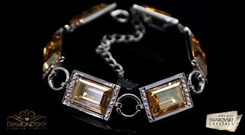 Aproce "Blāzma" ar Swarovski™ kristāliem