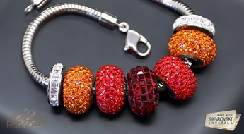 Aproce "BeCharmed Pavé Mini" ar Swarovski™ pērllītēm