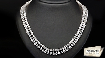 Kaklarota "Helēna" ar Swarovski™ kristāliem
