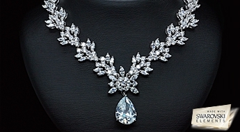 Kaklarota "Pasakains Ziediņš" ar Swarovski™ kristāliem