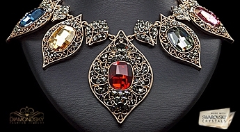 Kaklarota "Imperatore" ar Swarovski™ kristāliem