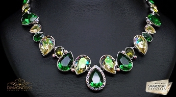 Kaklarota "Kristāla Kārdinājums" ar Swarovski™ kristāliem
