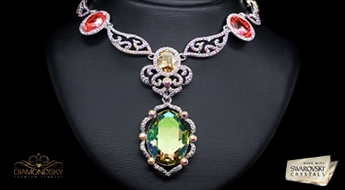 Kaklarota "Ernesta" ar Swarovski™ kristāliem