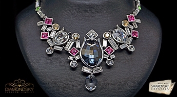 Kaklarota "Karaliskais Stils" ar Swarovski™ kristāliem