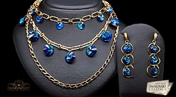 Komplekts "Dvēseles Stīgas" ar Swarovski™ kristāliem