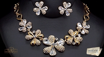 Komplekts "Pavasara Elpa" ar Swarovski™ kristāliem