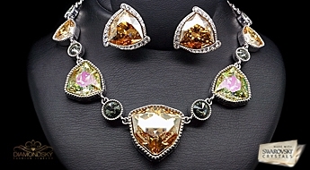 Komplekts "Krēta II" ar Swarovski™ kristāliem