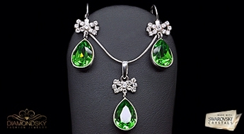 Komplekts "Stina" ar Swarovski™ kristāliem