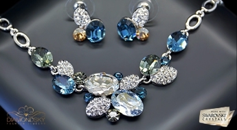 Komplekts "Rudens Raksts" ar Swarovski™ kristāliem