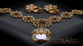 Komplekts "Saules Hameleons" ar Swarovski™ kristāliem