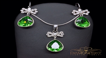 Komplekts "Stina" ar Swarovski™ kristāliem